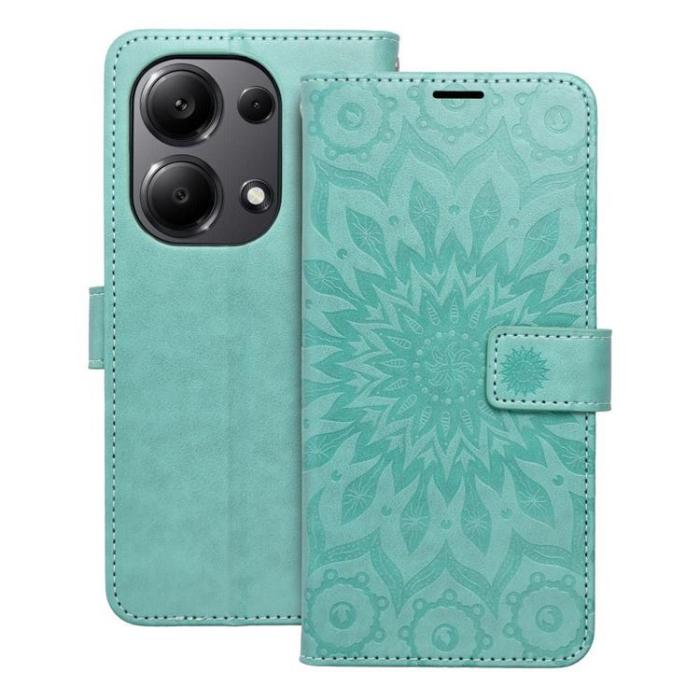 OEM - Xiaomi Redmi Note 13 Pro 4G Plånboksfodral Mezzo - Grön