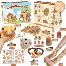 Adventskalender - Capybara Adventskalender 2025 – 17 Söta överraskningar för Barn