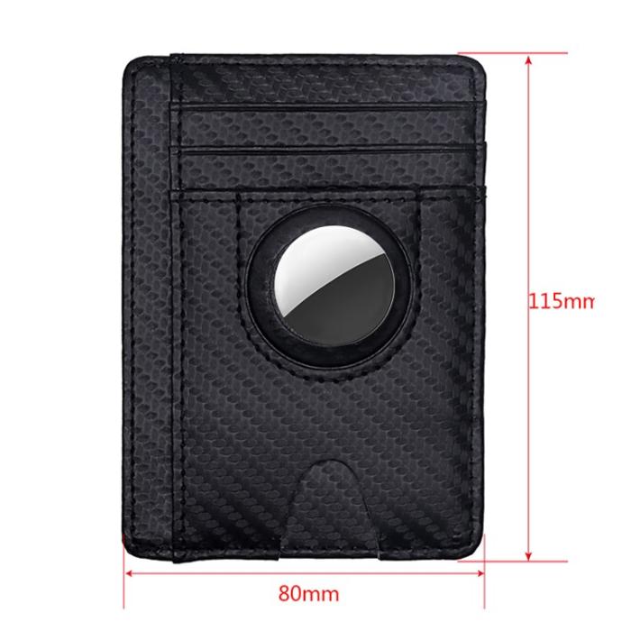 OEM - Airtag Korthållare Carbon Fiber RFID - Svart