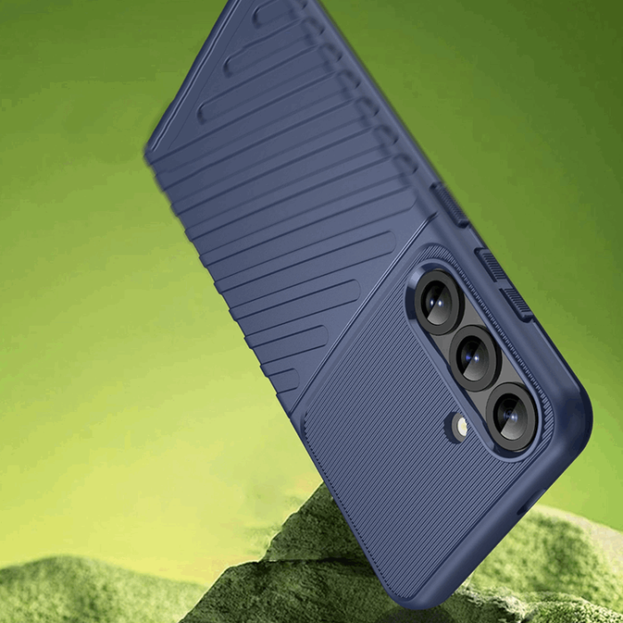 OEM - Galaxy S25 Mobilskal Thunder Armored - Blå
