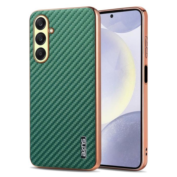 AZNS - AZNS Samsung Galaxy A56 5G Fodral PU + TPU - Grön