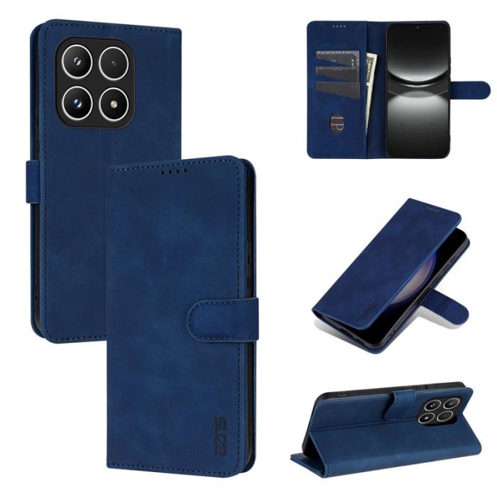 AZNS - AZNS Xiaomi 17 Plånboksfodral Konstläder - Blå