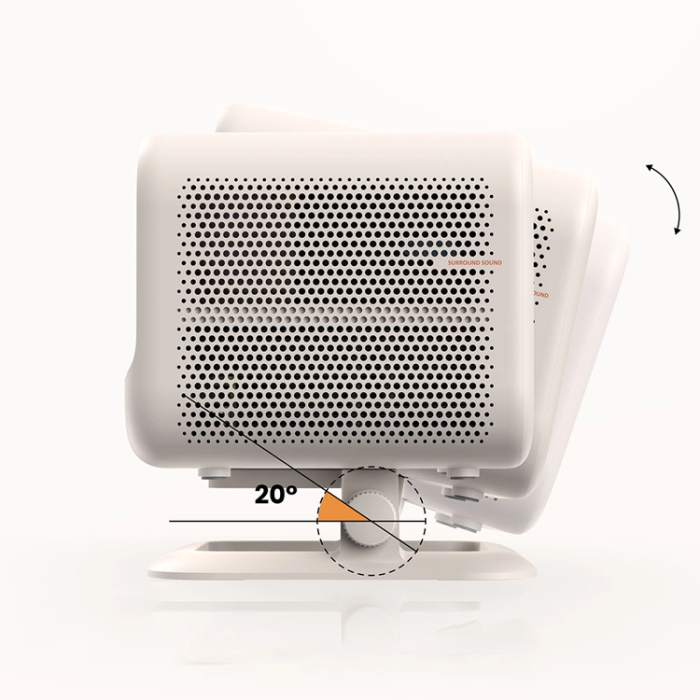 Yaber - Yaber Multimediaprojektor LCD FullHD 1080p med JBL-högtalare - Beige