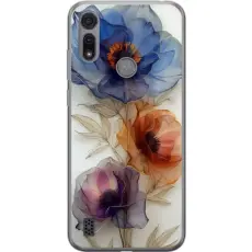 Gustaf - Mobilskal till Motorola Moto E6i med Silkesblommor