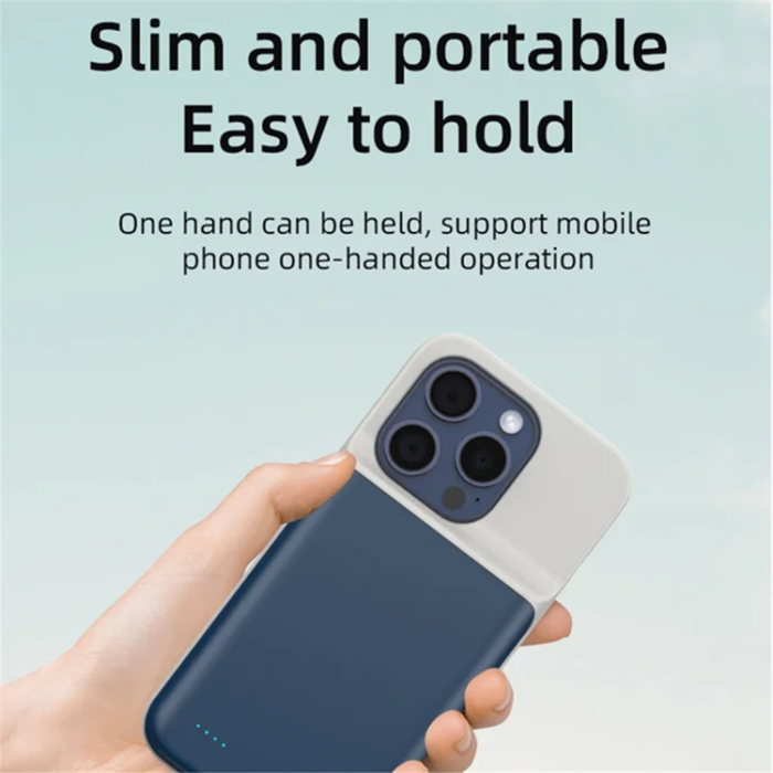 A-One Brand - iPhone 15 Batteriskal 6800mAh - Svart