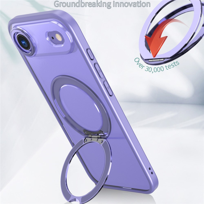 A-One Brand - iPhone Air Mobilskal MagSafe TPU + Acrylic Kickstand - Ljuslila