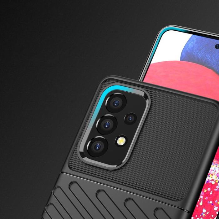 OEM - Thunder Flexible Armored Skal Galaxy A53 5G - Svart