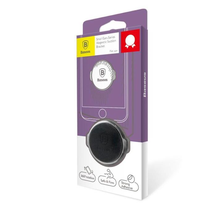 UTGATT - Baseus Magnetisk Bilhållare Instrumentbrädan Small Ears - Svart