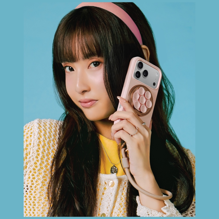 TELESIN - UNIQ Magsafe Mobilhållare Coehl Luna med Spegel Och Sugkopp - Blå