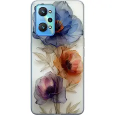 Gustaf - Mobilskal till Realme GT Neo2 med Silkesblommor