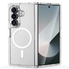 SupCase - Tech-Protect Mobilskal Magsafe F&ouml;r Galaxy Z Fold 8 Ultra Flexair Hybrid - Clear