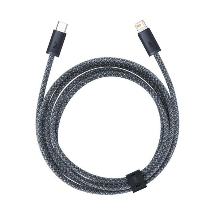 BASEUS - Baseus USB-C till Lightning kabel 20W 2m - Grå