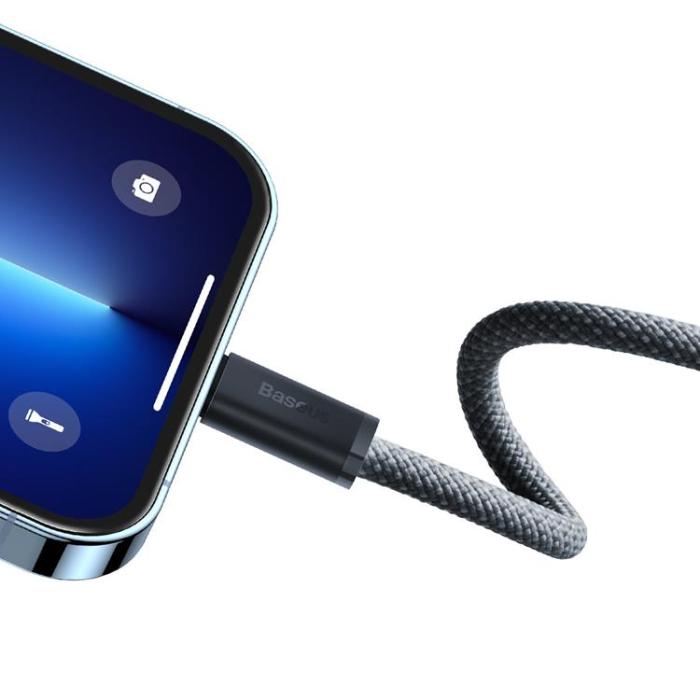 BASEUS - Baseus USB-C till Lightning kabel 20W 2m - Grå