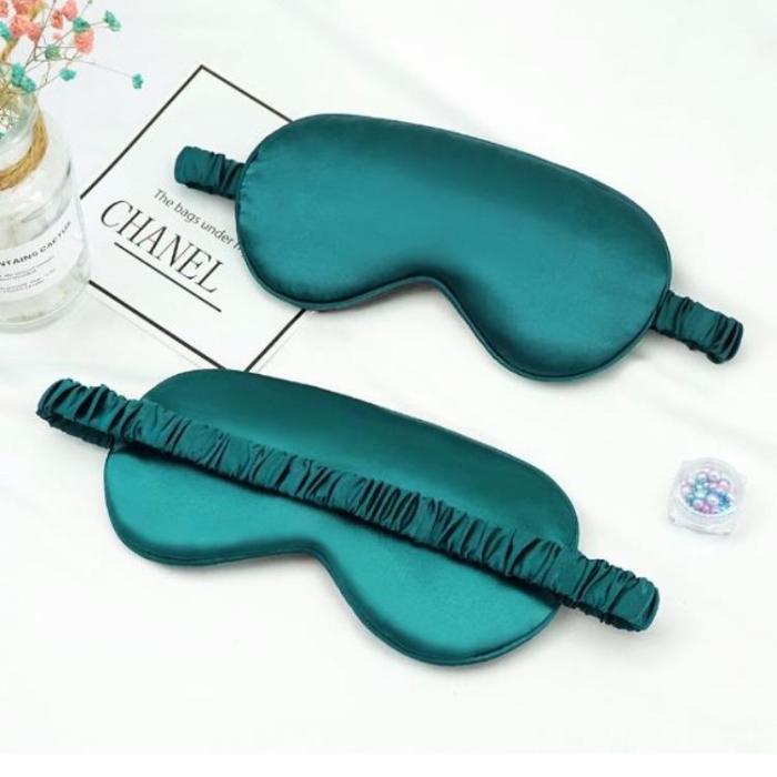 A-One Brand - Bekväm Silky Sovmask/Ögonmask - Grön