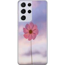iSecrets - Mobilskal till Samsung Galaxy S21 Ultra 5G med Rosa blomma