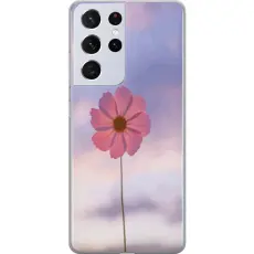 Gustaf - Mobilskal till Samsung Galaxy S21 Ultra 5G med Rosa blomma