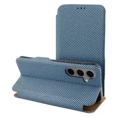 OEM - Galaxy S25 Plånboksfodral Folio Side Magnet - Blå