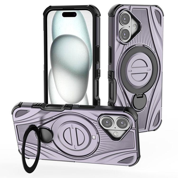 iPhone 16 Mobilskal MagSafe Magnetic Kickstand - Lila | 2353 | AlltMobil