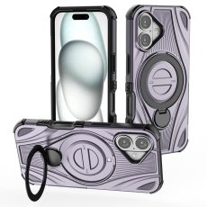 A-One Brand - iPhone 16 Mobilskal MagSafe Magnetic Kickstand - Lila