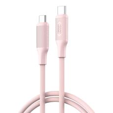 XO - XO USB-C Till USB-C 60W Kabel 1m PD Q265B - Rosa