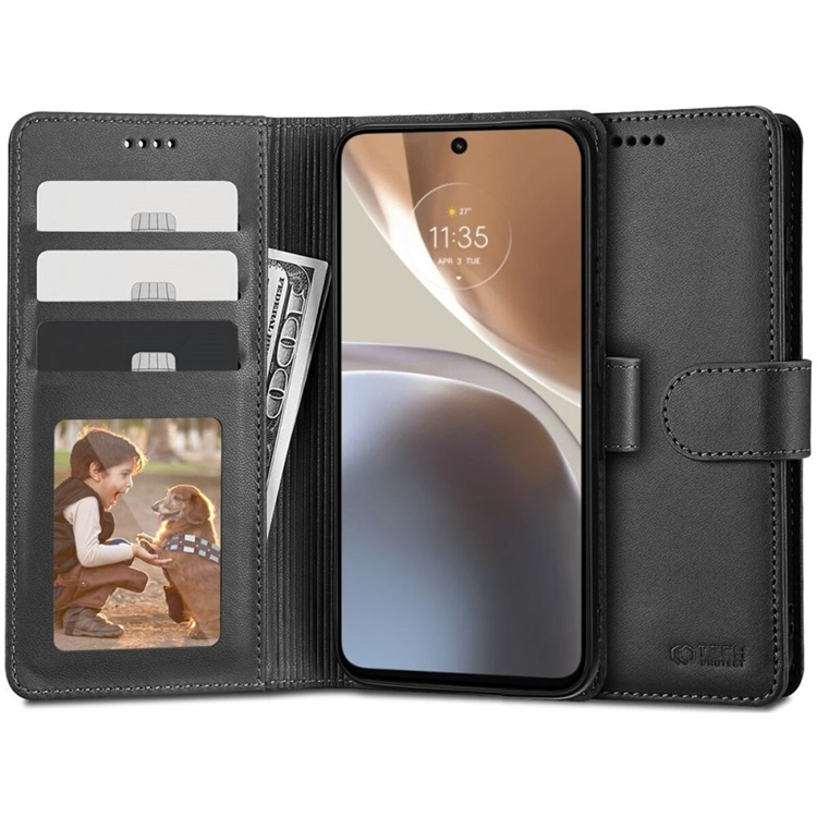 Tech-Protect Motorola Moto G32 Plånboksfodral - Svart | 2353 | AlltMobil
