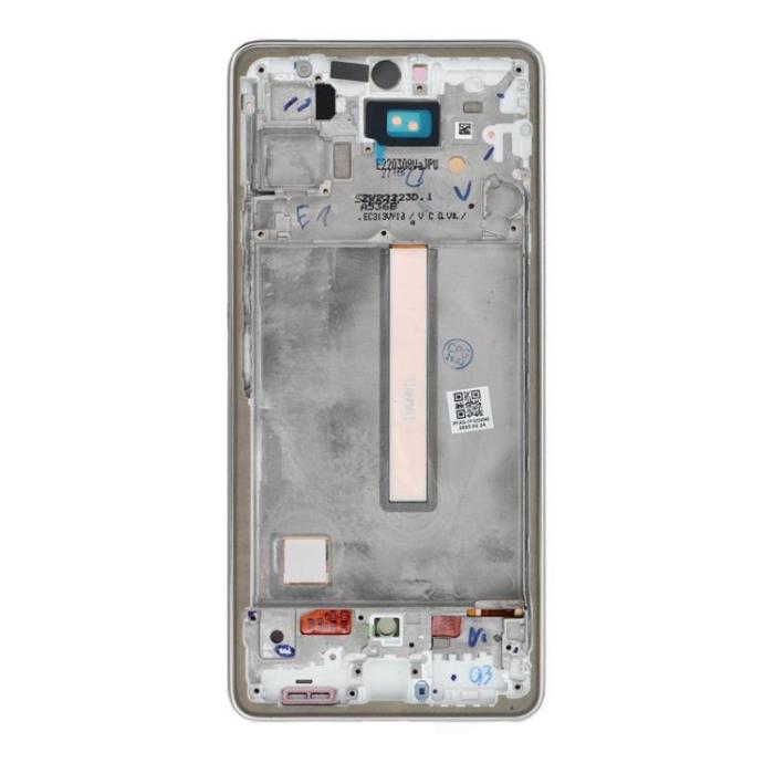 OEM - SAMSUNG A53 Skärm med LCD-display HARD OLED - Silver