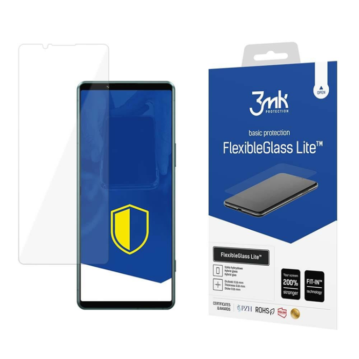 3MK - 3MK Sony Xperia 5 IV ™ Hybrid Okrossbart Glas FlexibleGlass Lite