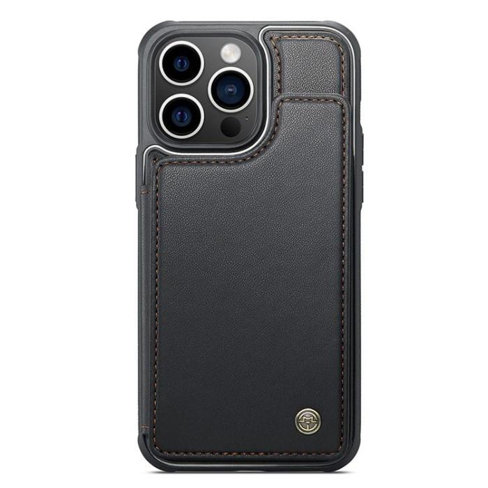 Caseme - CASEME iPhone 14 Pro Max Mobilskal Korthållare C22 RFID - Svart