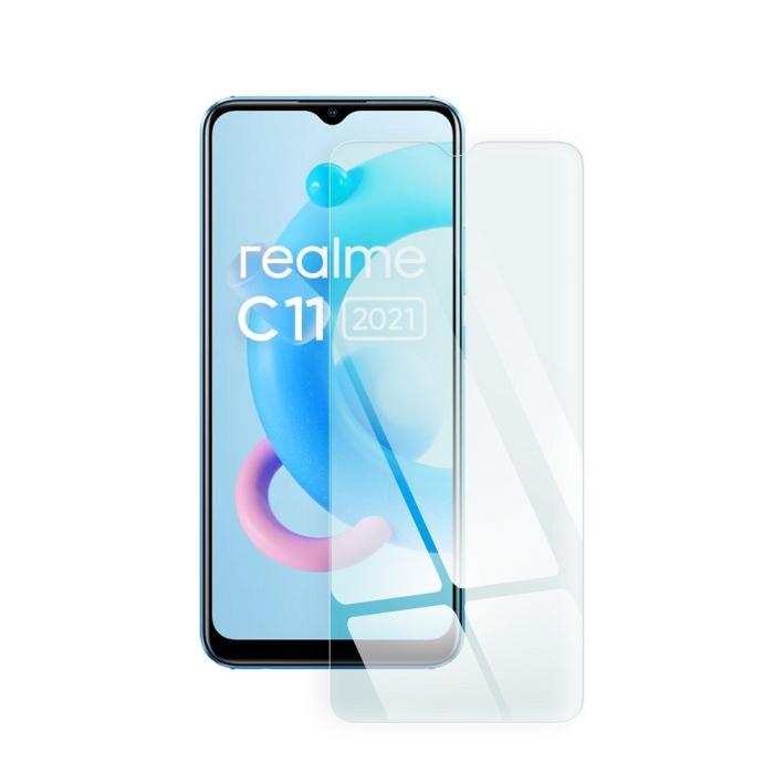 Blue Star - Blue Star Realme C11 (2021) Härdat Glas Skärmskydd