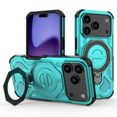 A-One Brand - iPhone 17 Pro Max Mobilskal Rotating Kickstand - Babyblå