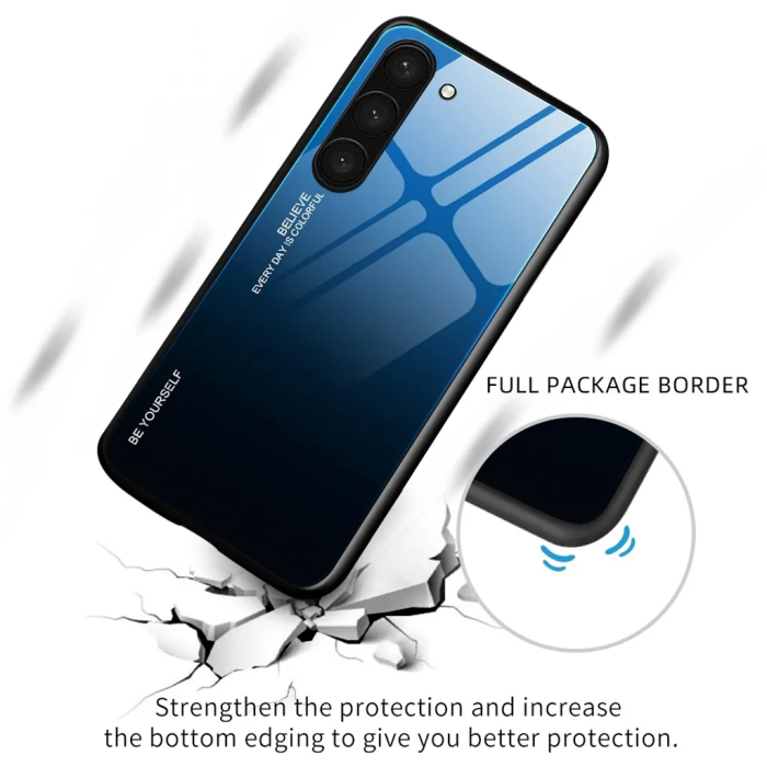 Taltech - Galaxy S23 Mobilskal Strålglans - Blå