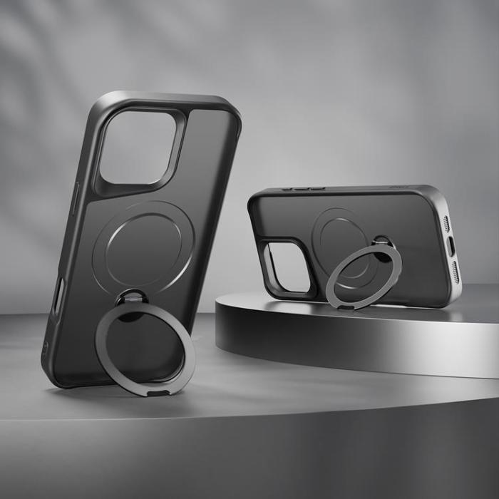 Etteri - Etteri iPhone 16 Pro Max Mobilskal MagSafe Matt Ring - Svart
