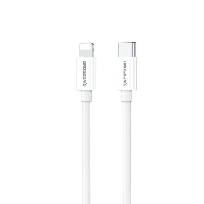 Riversong - Riversong USB-C till Lightning kabel 3A CL76 Lotus 1m