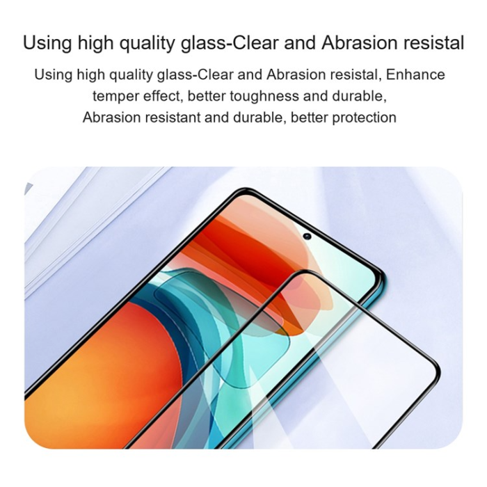 OEM - [2-PACK] Xiaomi Redmi 10C Härdat Glas Skärmskydd - Svart