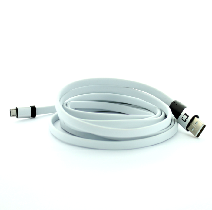 CoveredGear - Covered Gear Micro-USB kabel 3 meter - Vit