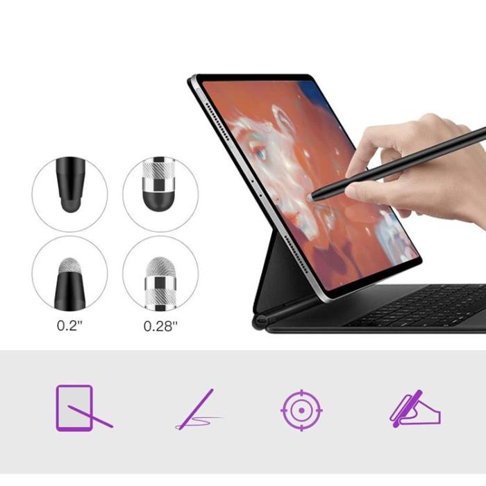 Tech-Protect - Tech-Protect 4-Tip Stylus Penna USP-100 - Svart