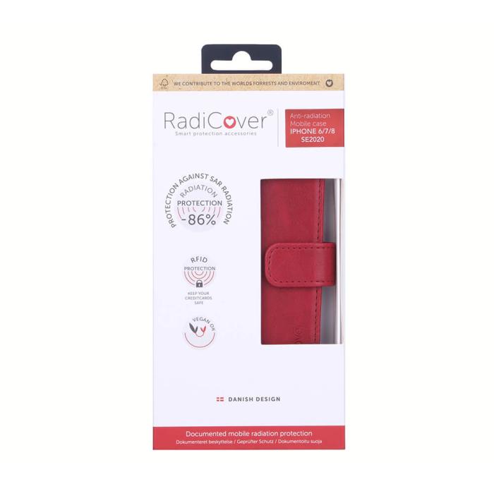 Radicover - RADICOVER Strålningsskydd Mobilfodral PU iPhone 7/8/SE 2020