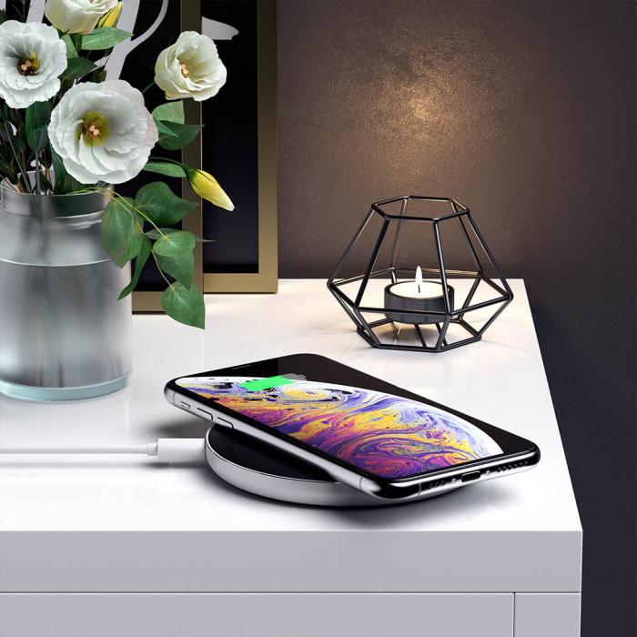 Satechi - Satechi Aluminum USB-C snabb trådlös laddare V2