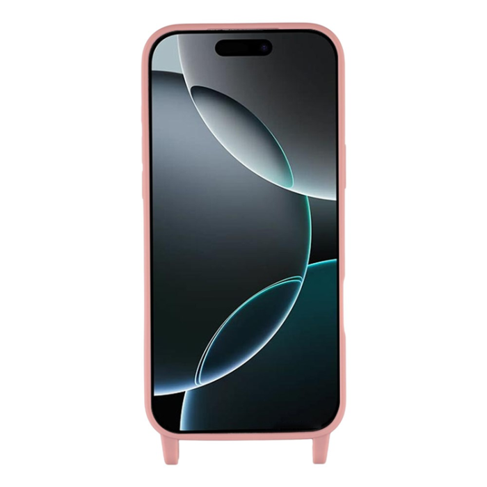 A-One Brand - iPhone 17 Pro Max Mobilskal TPU med Hål för Rem - Djuprosa