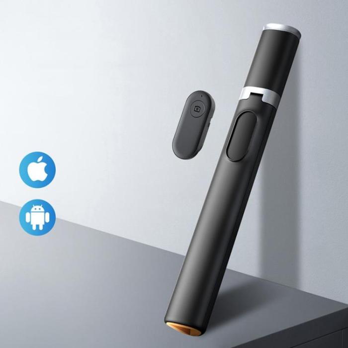 Tech-Protect - Tech-Protect Selfie Stick Tripod Bluetooth LOS8 - Svart