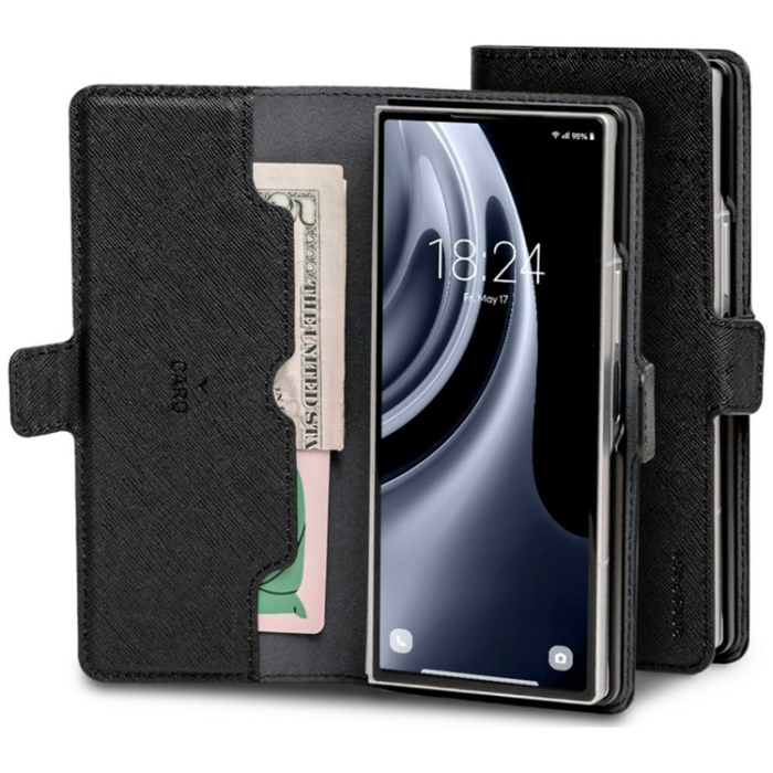 Mercury - Mercury Plånboksfodral För Galaxy Z Fold 8 Ultra Premium Basic Diary - Svart