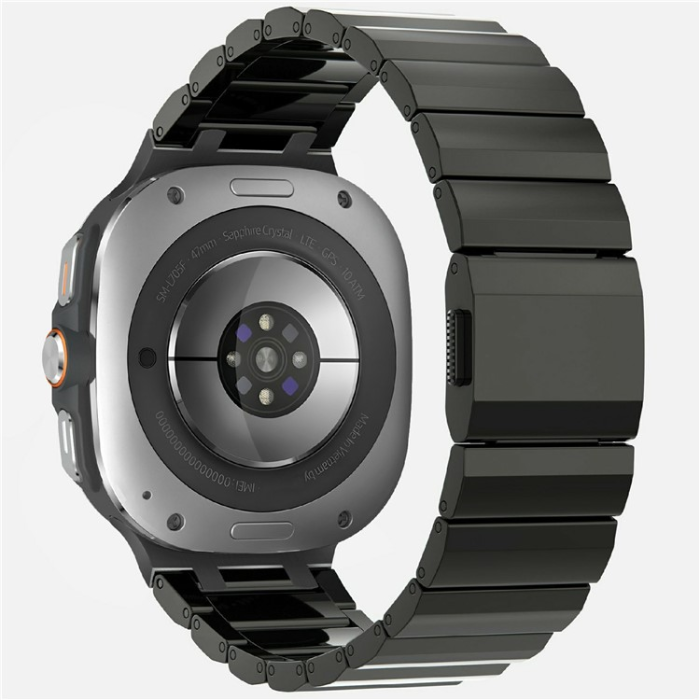 A-One Brand - Galaxy Watch Ultra 47mm Armband Titanium - Svart