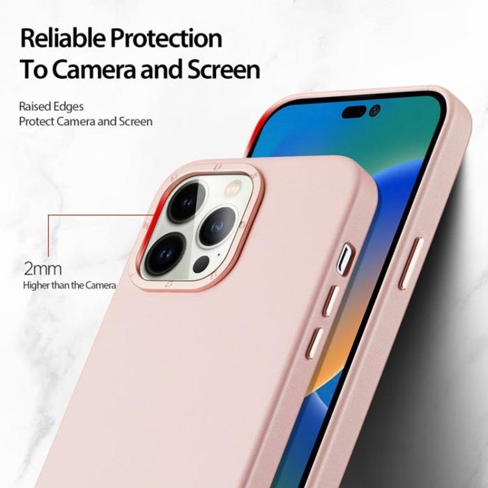 Dux Ducis - Dux Ducis iPhone 14 Pro Max Skal MagSafe Grit - Rosa