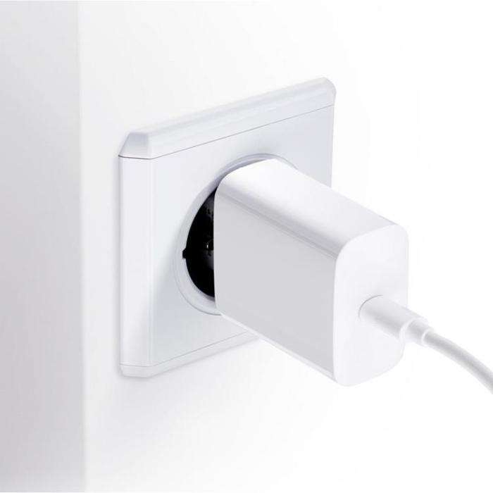 Forcell - Forcell Reseladdare USB-C med Lightning Kabel 3A 20W - Vit