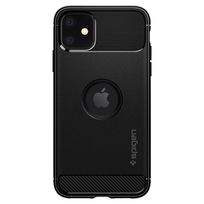 Spigen - Spigen Rugged Armor iPhone 11 Mattsvart