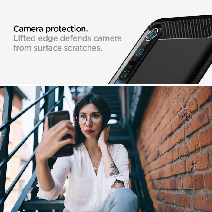 UTGATT5 - SPIGEN Rugged Armor Xiaomi Mi 10/Mi 10 Pro Matte Black