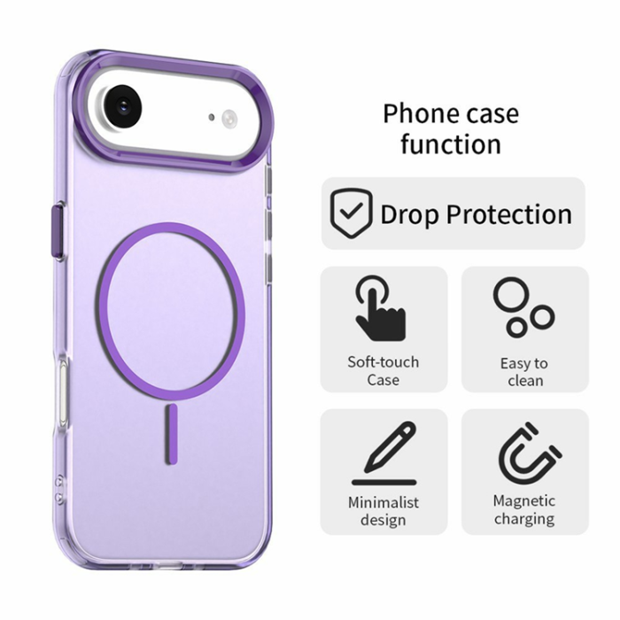 A-One Brand - iPhone Air Mobilskal MagSafe Candy Color - Lila