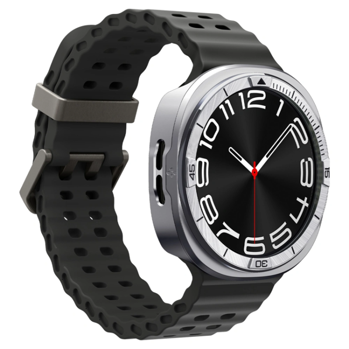 Spigen - Spigen Galaxy Watch 8 (44mm) Skal Bezel Tune Pro - Silver