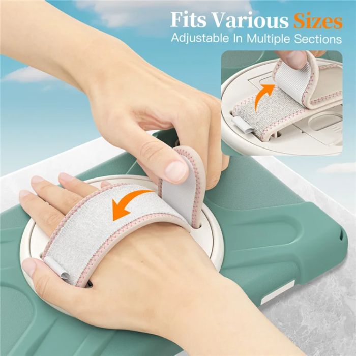 A-One Brand - Galaxy Tab A11 Mobilskal Kickstand Silikon Axelrem