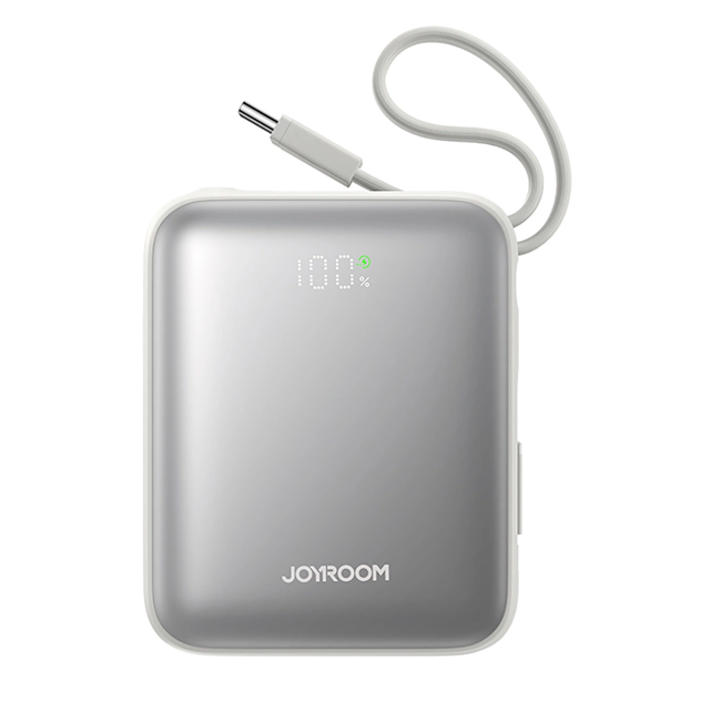 Joyroom Powerbank 10000mAh 22.5W USB-C - Lightning Kabel Vit | 505295 | AlltMobil